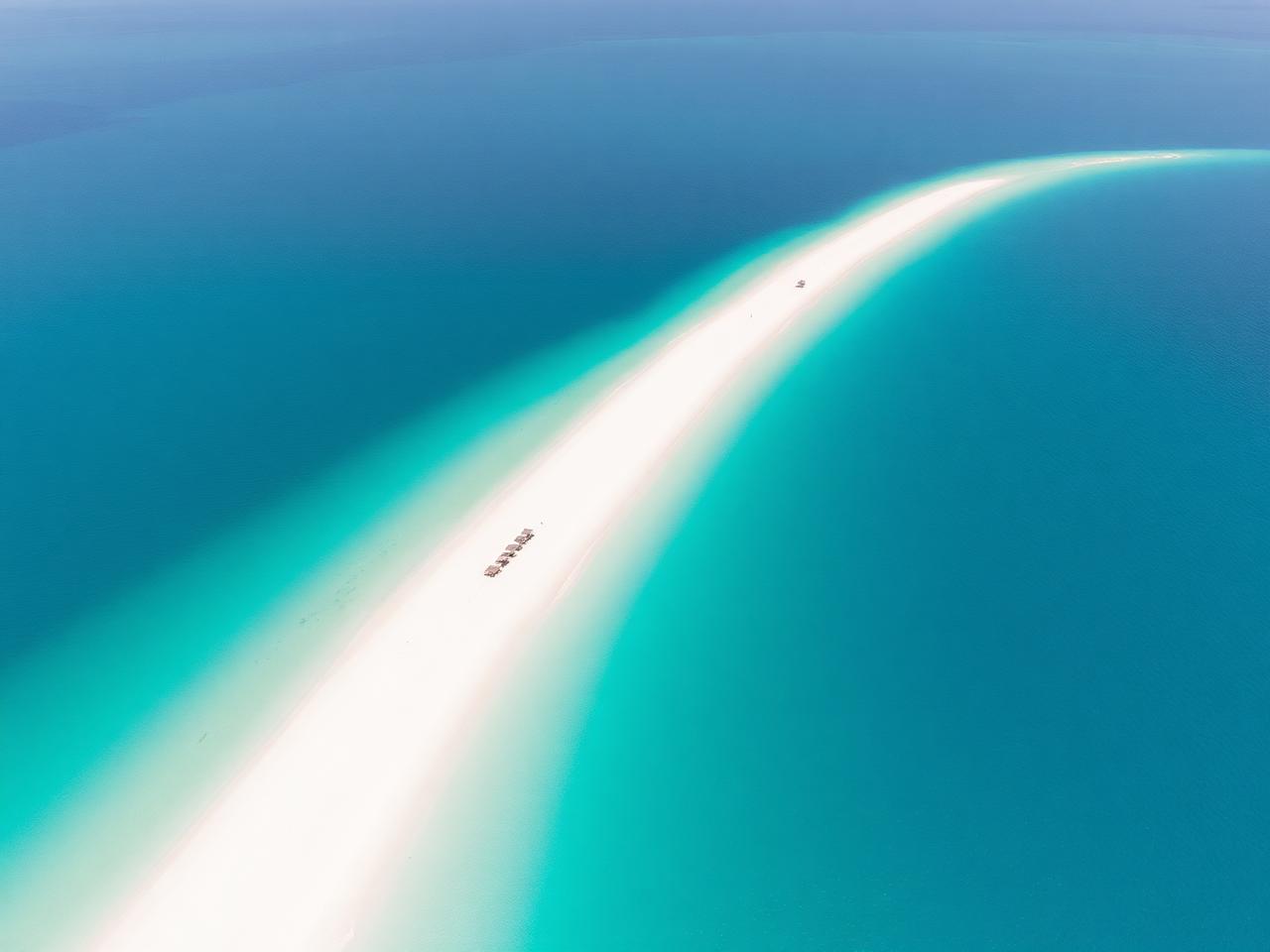 Île de Maosonon, Philippines — Un îlot de sable au large de Padre Burgos, à vous seul la plupart des matins.